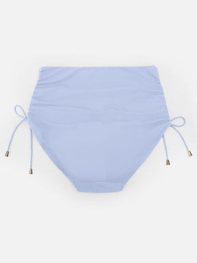 Wholesale Deep V Metal Ring Drawstring Tummy Control Swimsuit with Removable Pads