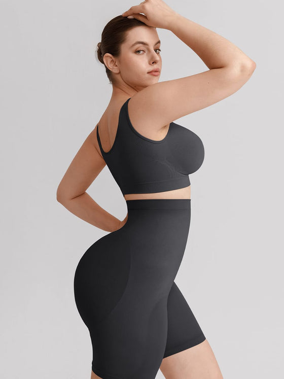 Wholesale Seamless High Waist Boyshort Shapewear Tummy Control Butt Lifting Shorts SPU