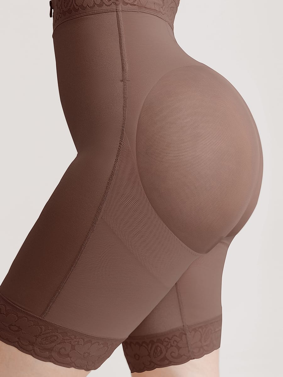 Wholesale High Waist Medium Control Boyshort Shapewear SPU