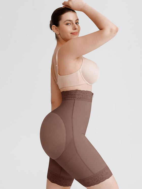 Wholesale High Waist Medium Control Boyshort Shapewear SPU