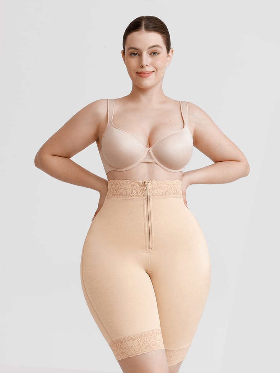 Wholesale High Waist Medium Control Boyshort Shapewear SPU