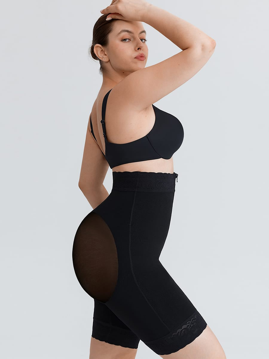 Wholesale High Waist Medium Control Boyshort Shapewear SPU