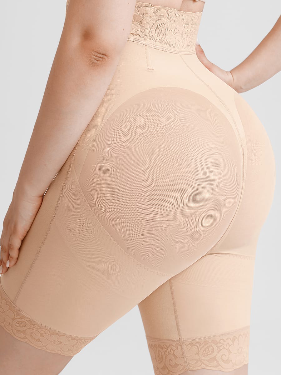Wholesale High Waist Medium Control Boyshort Shapewear SPU