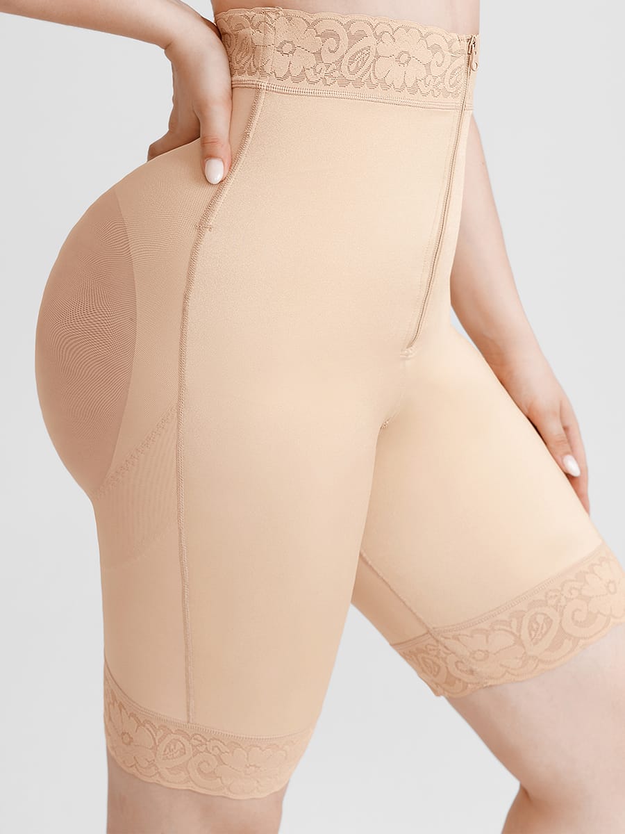 Wholesale High Waist Medium Control Boyshort Shapewear SPU
