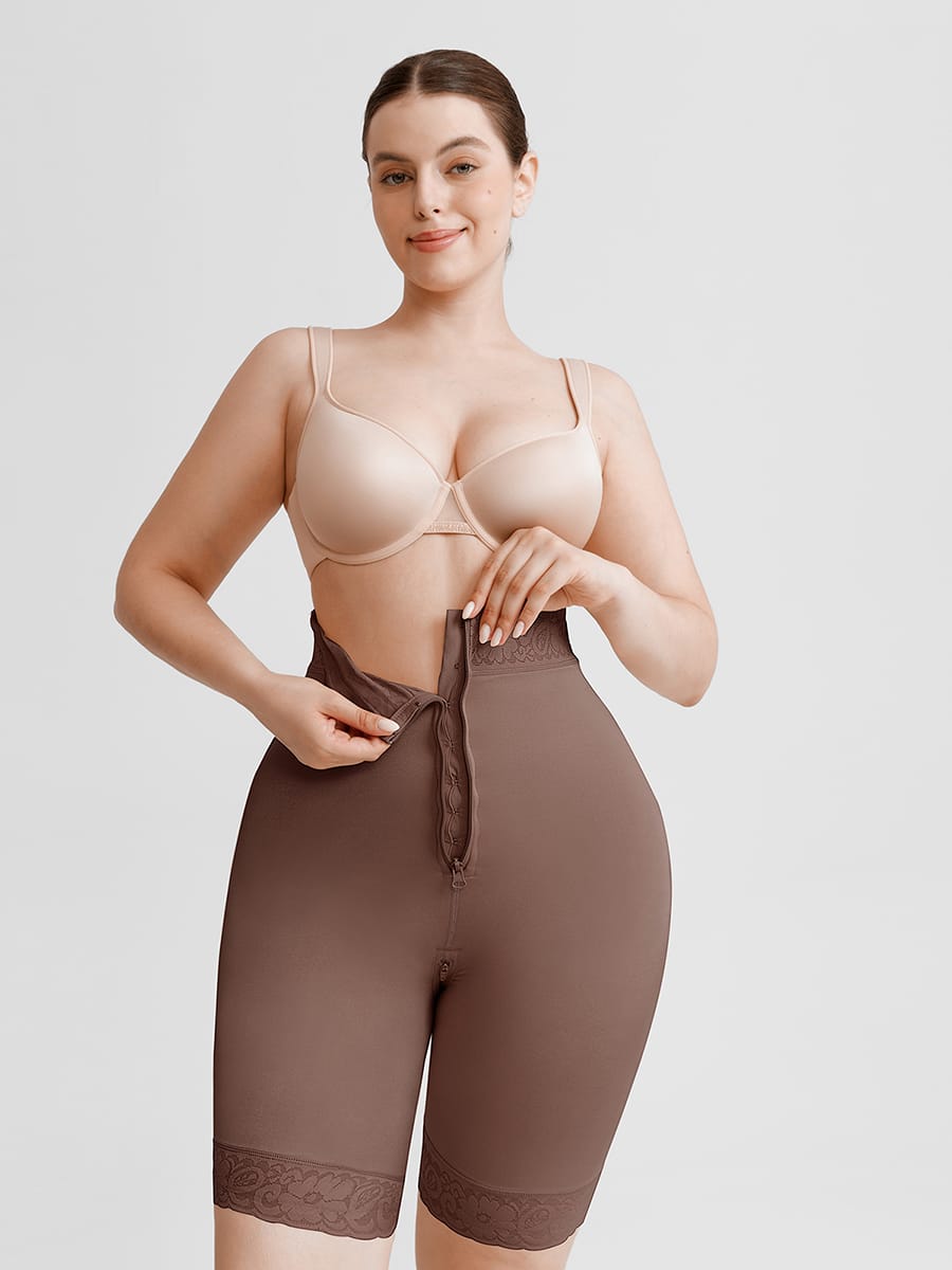Wholesale High Waist Medium Control Boyshort Shapewear SPU