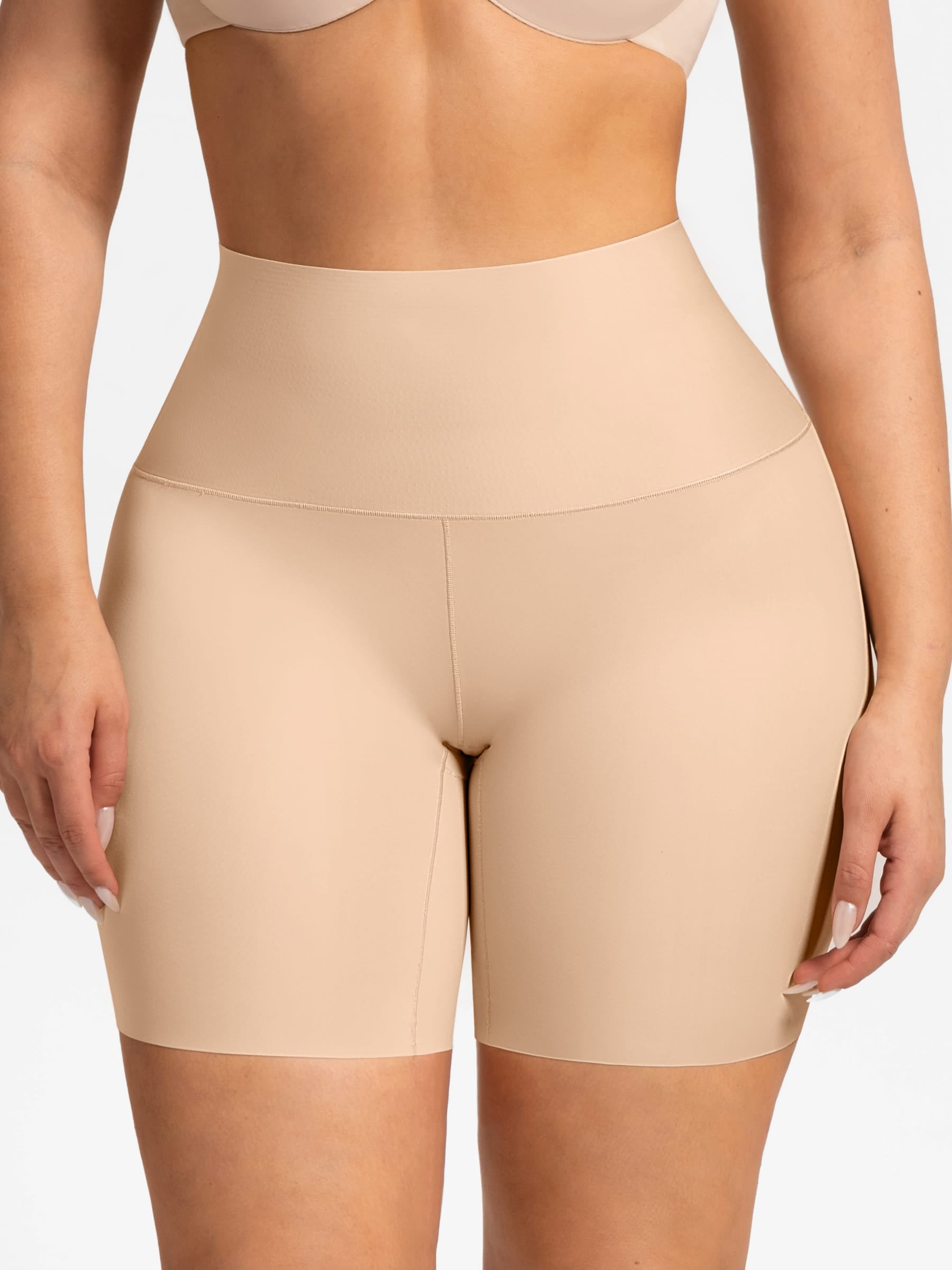 Wholesale Stay-in-Place Traceless Tummy Control & Butt Lift Shaping Shorts SPU