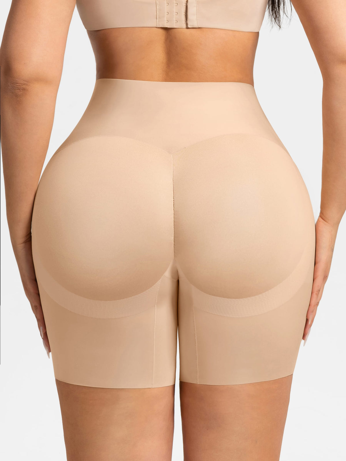Wholesale Stay-in-Place Traceless Tummy Control & Butt Lift Shaping Shorts SPU