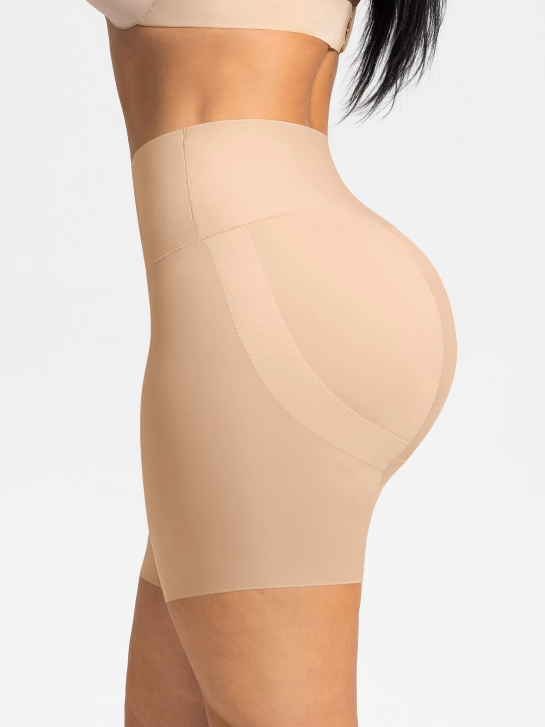 Wholesale Stay-in-Place Traceless Tummy Control & Butt Lift Shaping Shorts SPU