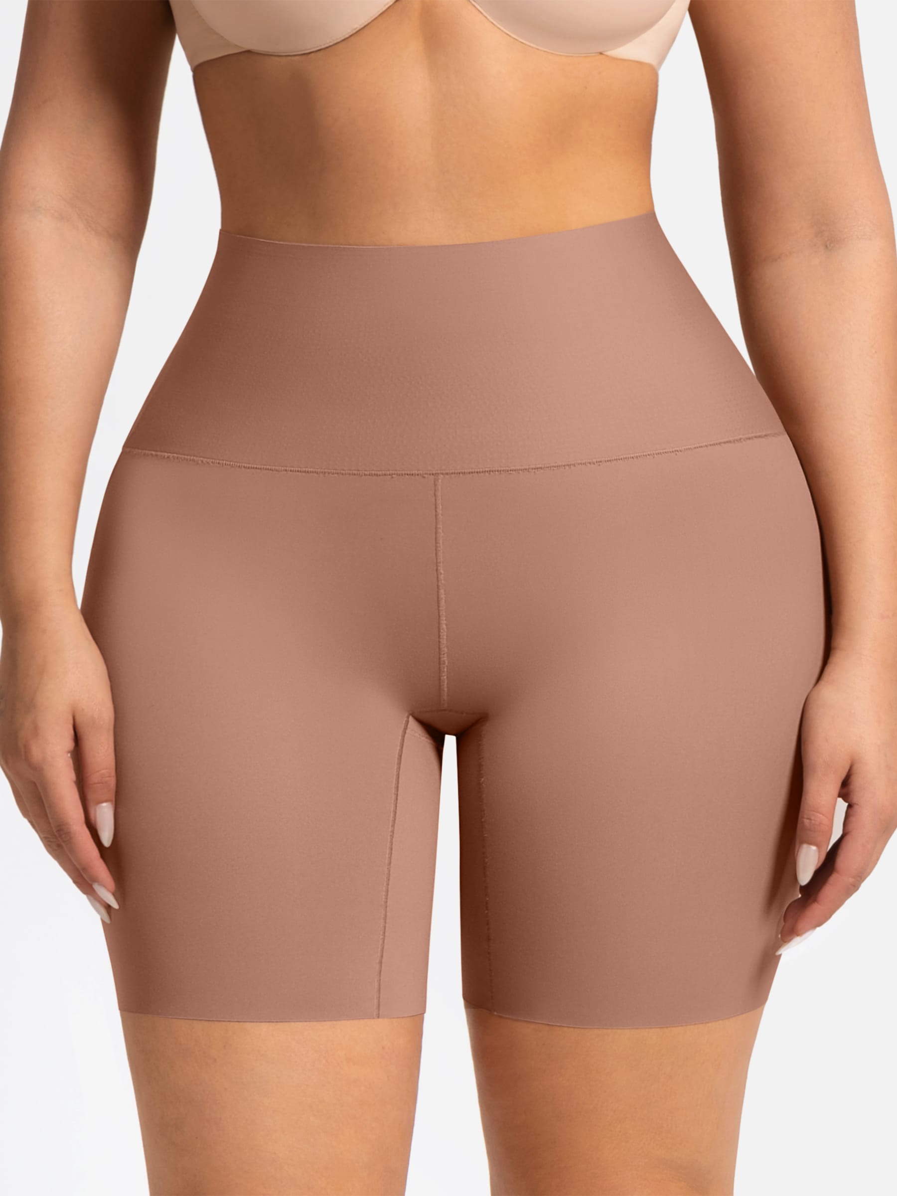 Wholesale Stay-in-Place Traceless Tummy Control & Butt Lift Shaping Shorts SPU