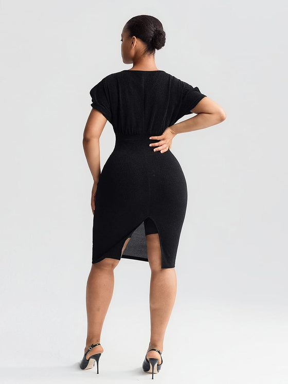 Wholesale Tummy Control Shapewear with Removable Hip Pads Built-in Hooks and Zipper Steel Bones SPU