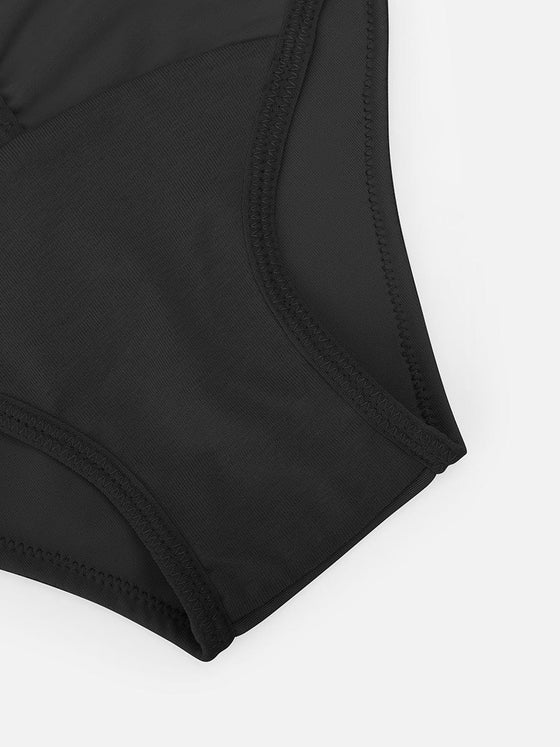 Wholesale High-Waist Antibacterial Shaping Panties with Stretch Elastic Band