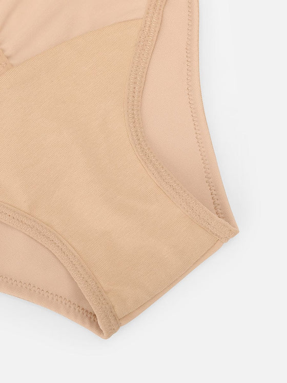Wholesale High-Waist Antibacterial Shaping Panties with Stretch Elastic Band