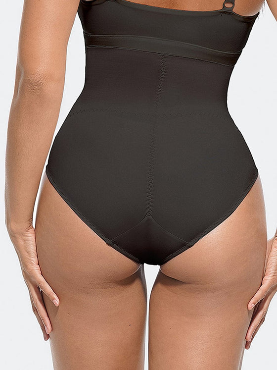 Wholesale High-Waist Antibacterial Shaping Panties with Stretch Elastic Band