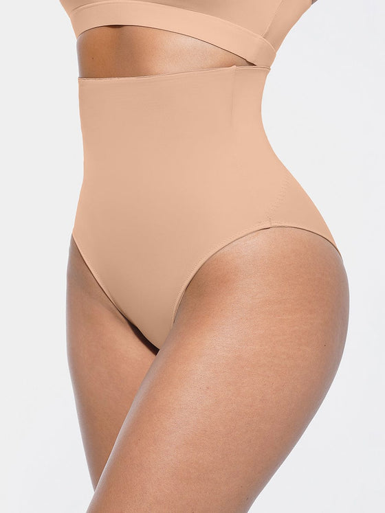 Wholesale High-Waist Antibacterial Shaping Panties with Stretch Elastic Band