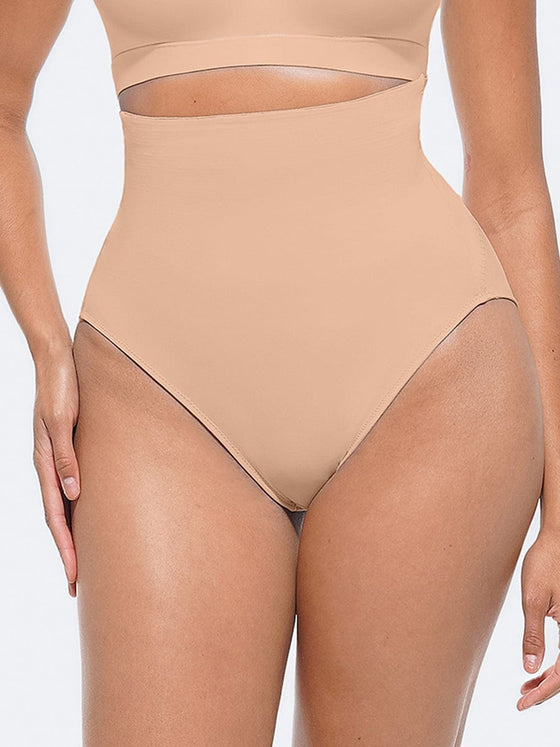 Wholesale High-Waist Antibacterial Shaping Panties with Stretch Elastic Band