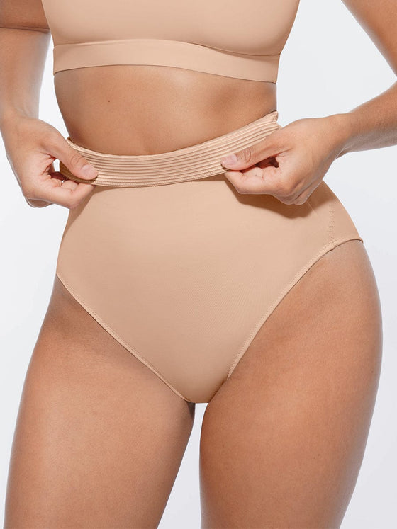 Wholesale High-Waist Antibacterial Shaping Panties with Stretch Elastic Band