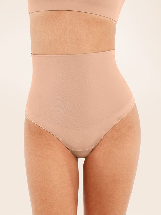 Wholesale High Waist Tummy Control Thong Shapewear Panties