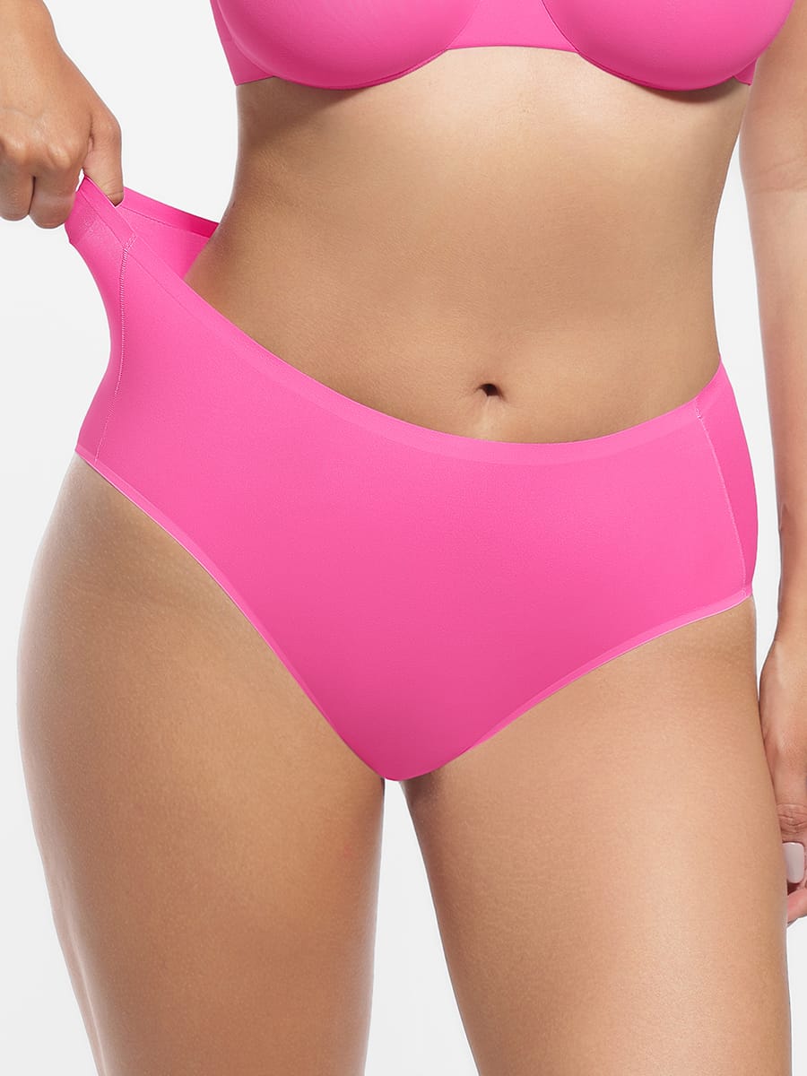 Wholesale Cloud Like Mid Waist 360° 4-Way Stretch Daily Panties