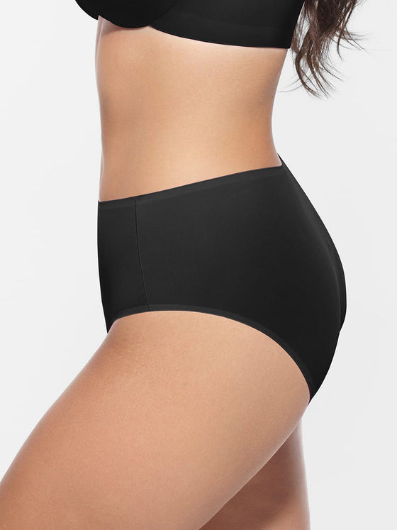 Wholesale Cloud Like Mid Waist 360° 4-Way Stretch Daily Panties