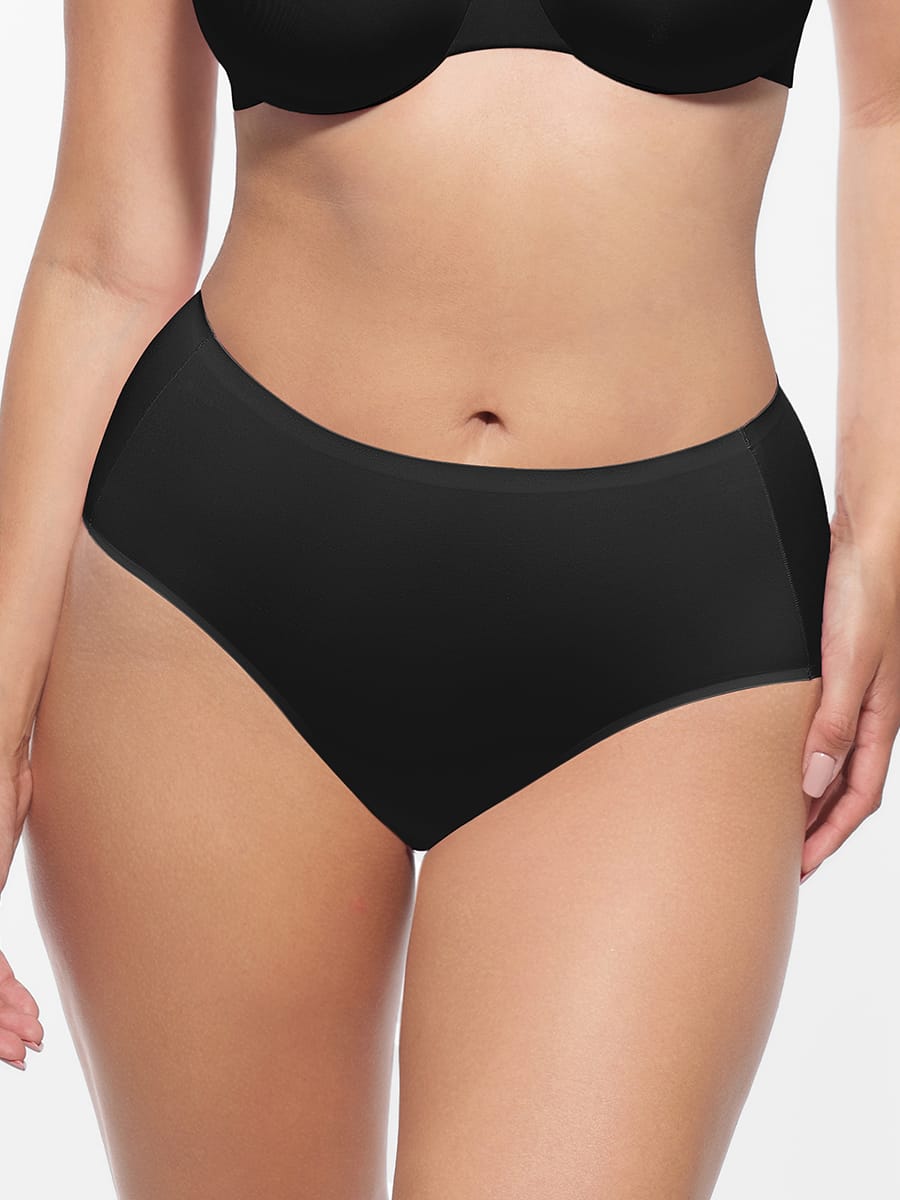 Wholesale Cloud Like Mid Waist 360° 4-Way Stretch Daily Panties