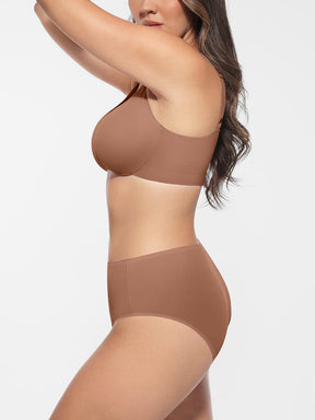 Wholesale Cloud Like Mid Waist Brief Panties