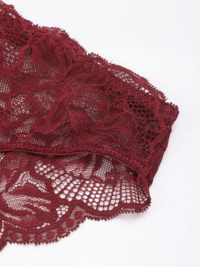 Wholesale Low-Rise Lace Panties with Antibacterial Cotton Crotch SPU