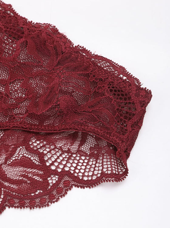 Wholesale Low-Rise Lace Panties with Antibacterial Cotton Crotch SPU