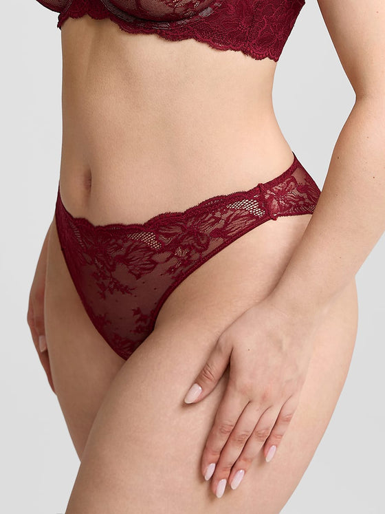Wholesale Low-Rise Lace Panties with Antibacterial Cotton Crotch SPU
