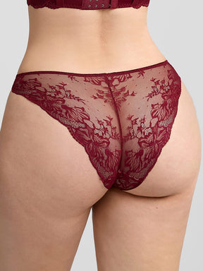 Wholesale Low-Rise Lace Panties with Antibacterial Cotton Crotch SPU
