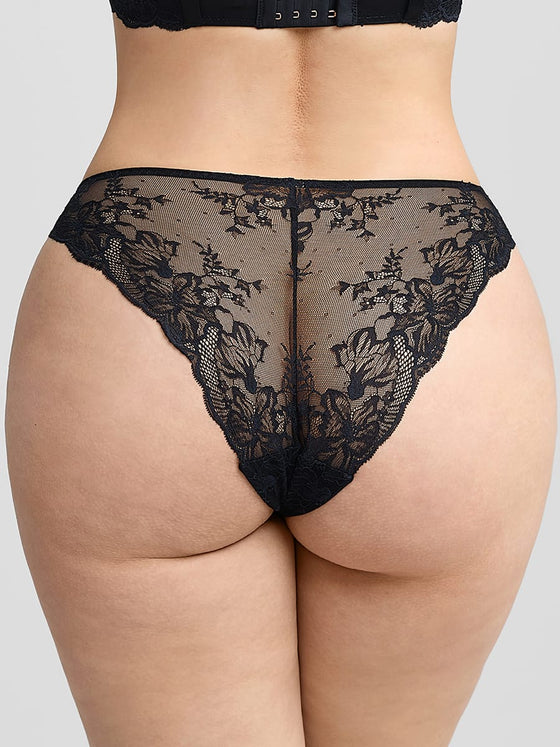 Wholesale Low-Rise Lace Panties with Antibacterial Cotton Crotch SPU