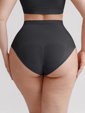 Wholesale Seamless High Waist Tummy Control Briefs Anti Slip Silicone Shaping Panties SPU
