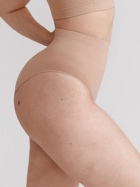 Wholesale Seamless High Waist Tummy Control Briefs Anti Slip Silicone Shaping Panties SPU