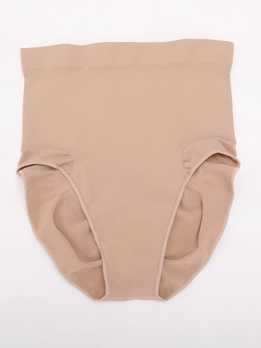 Wholesale Seamless High Waist Tummy Control Briefs Anti Slip Silicone Shaping Panties SPU