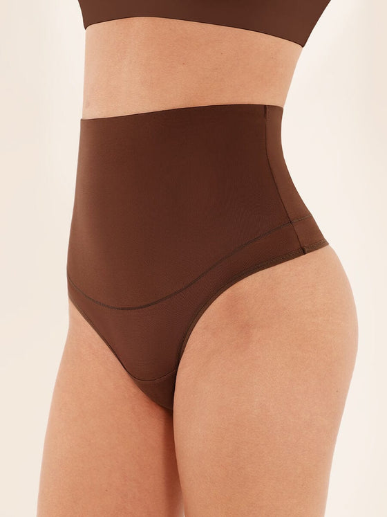 Wholesale High Waist Tummy Control Thong Shapewear Panties