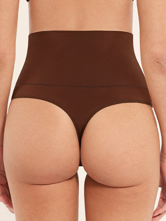 Wholesale High Waist Tummy Control Thong Shapewear Panties