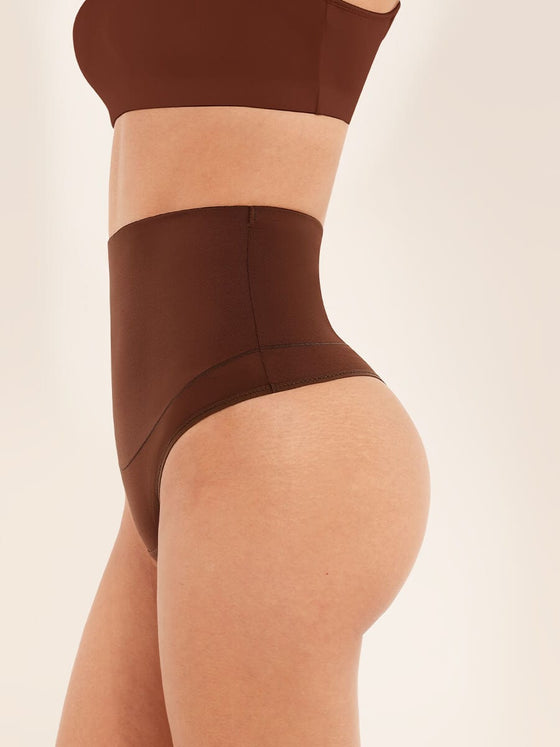 Wholesale High Waist Tummy Control Thong Shapewear Panties