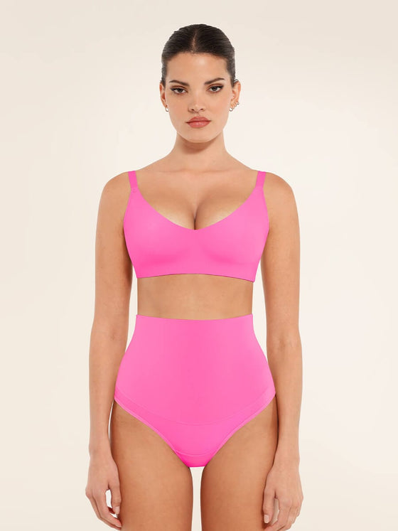 Wholesale High Waist Tummy Control Thong Shapewear Panties