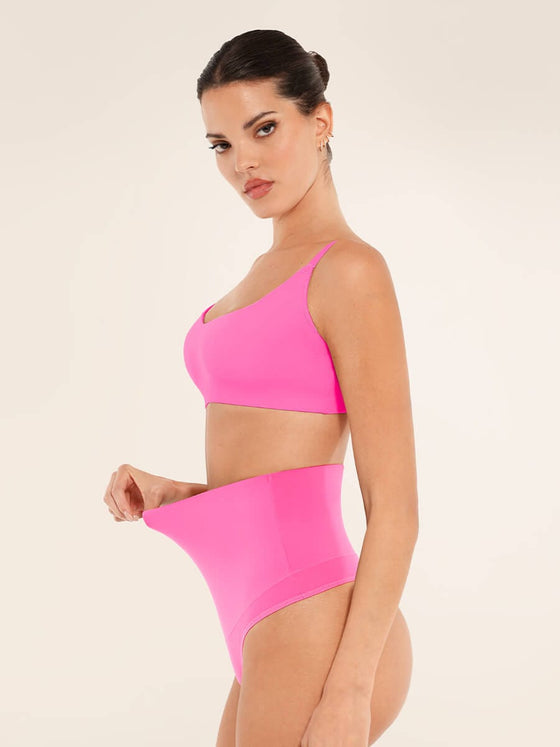 Wholesale High Waist Tummy Control Thong Shapewear Panties