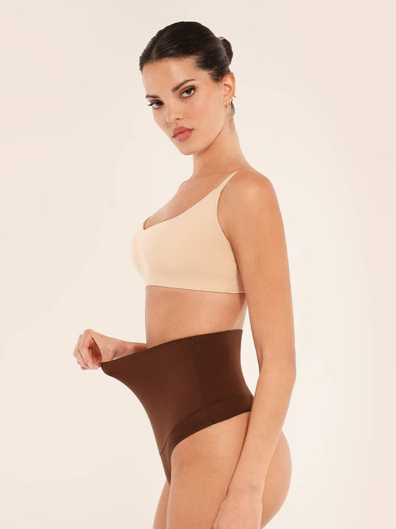 Wholesale High Waist Tummy Control Thong Shapewear Panties