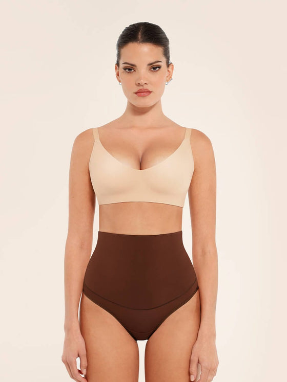 Wholesale High Waist Tummy Control Thong Shapewear Panties
