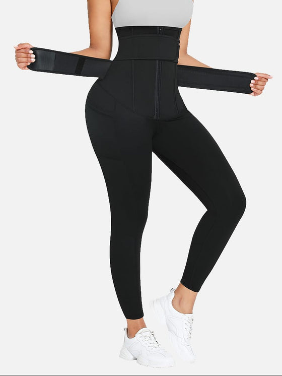 Wholesale Butt Lifting Leggings Slimming Belt Smooth Hooks with Pocket for Yoga