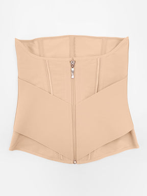 Wholesale 11 Steel Bone Waist Trainer Vest with Front Zipper Tummy Control Shapewear SPU