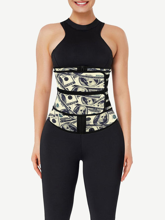 Wholesale Double-Belt Latex Waist Trainer Dollar Pattern For Beauty