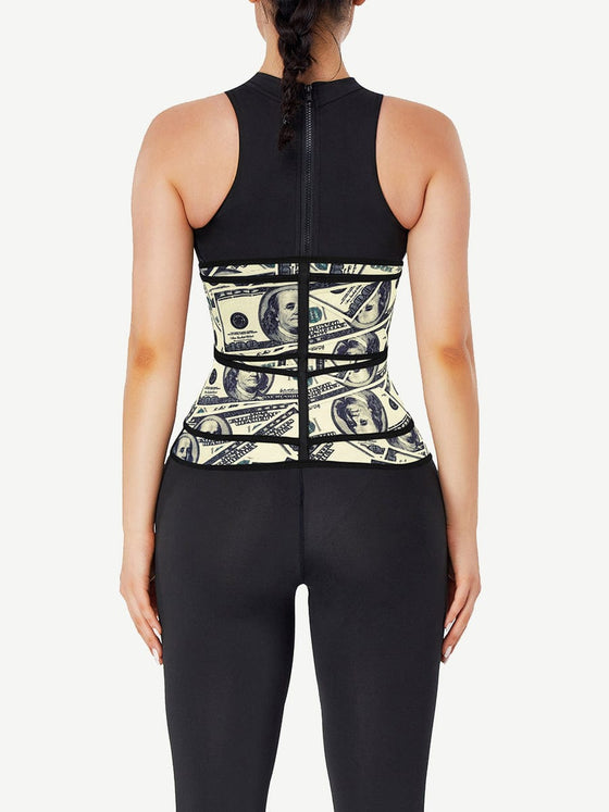 Wholesale Double-Belt Latex Waist Trainer Dollar Pattern For Beauty