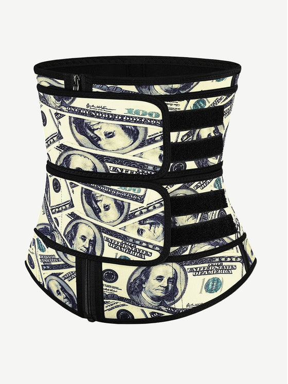 Wholesale Double-Belt Latex Waist Trainer Dollar Pattern For Beauty