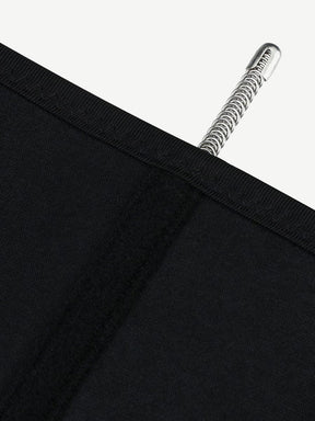 Wholesale Trendy Black 7 Steel Bones Waist Cincher Double Belts Body Trimmer