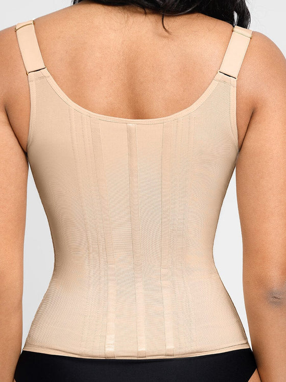 Wholesale 13 Built-in Steel Bone Girdle U-shaped Chest Support Waist Trainer Vest