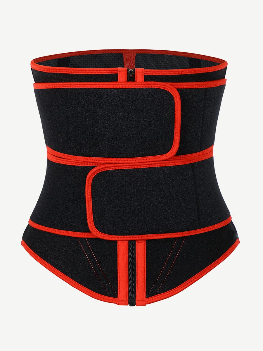 With Logo Fee-Wholesale Post Surgery Neoprene Double Belts Waist Trainer
