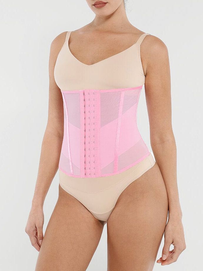 Wholesale 7 Steel Bones Waist and Abdomen Shaping Breathable Mesh Waist Trainer