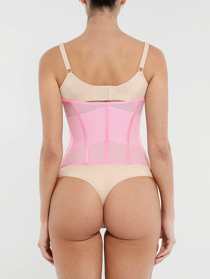 Wholesale 7 Steel Bones Waist and Abdomen Shaping Breathable Mesh Waist Trainer
